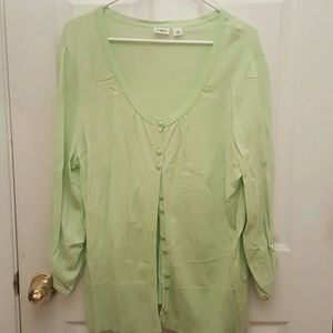 Green Cardigan